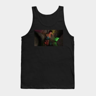 Lara Croft exploring Tank Top